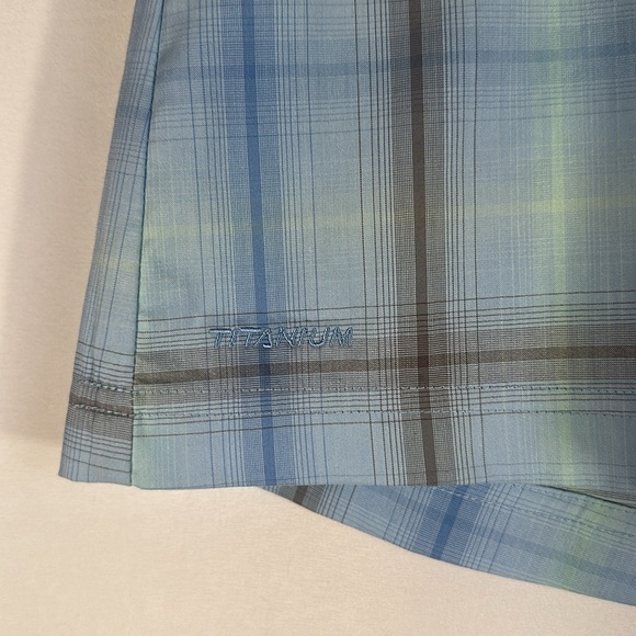 Columbia Omni-Dry Titanium Blue Plaid Skort - Picture 4 of 10